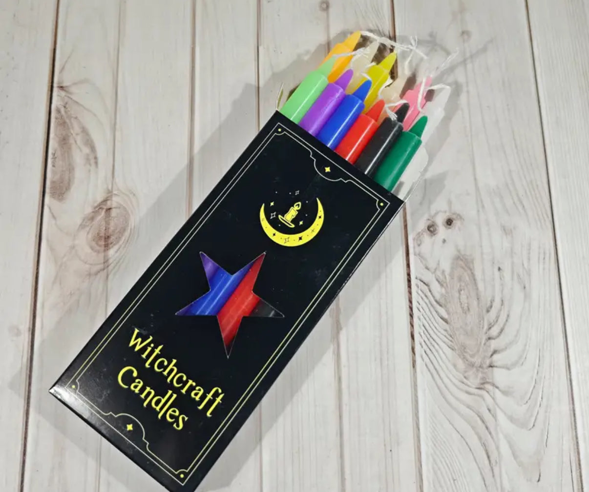 Witchcraft Kerzen-Set – Magische Ritualkerzen 🕯️✨🌙
