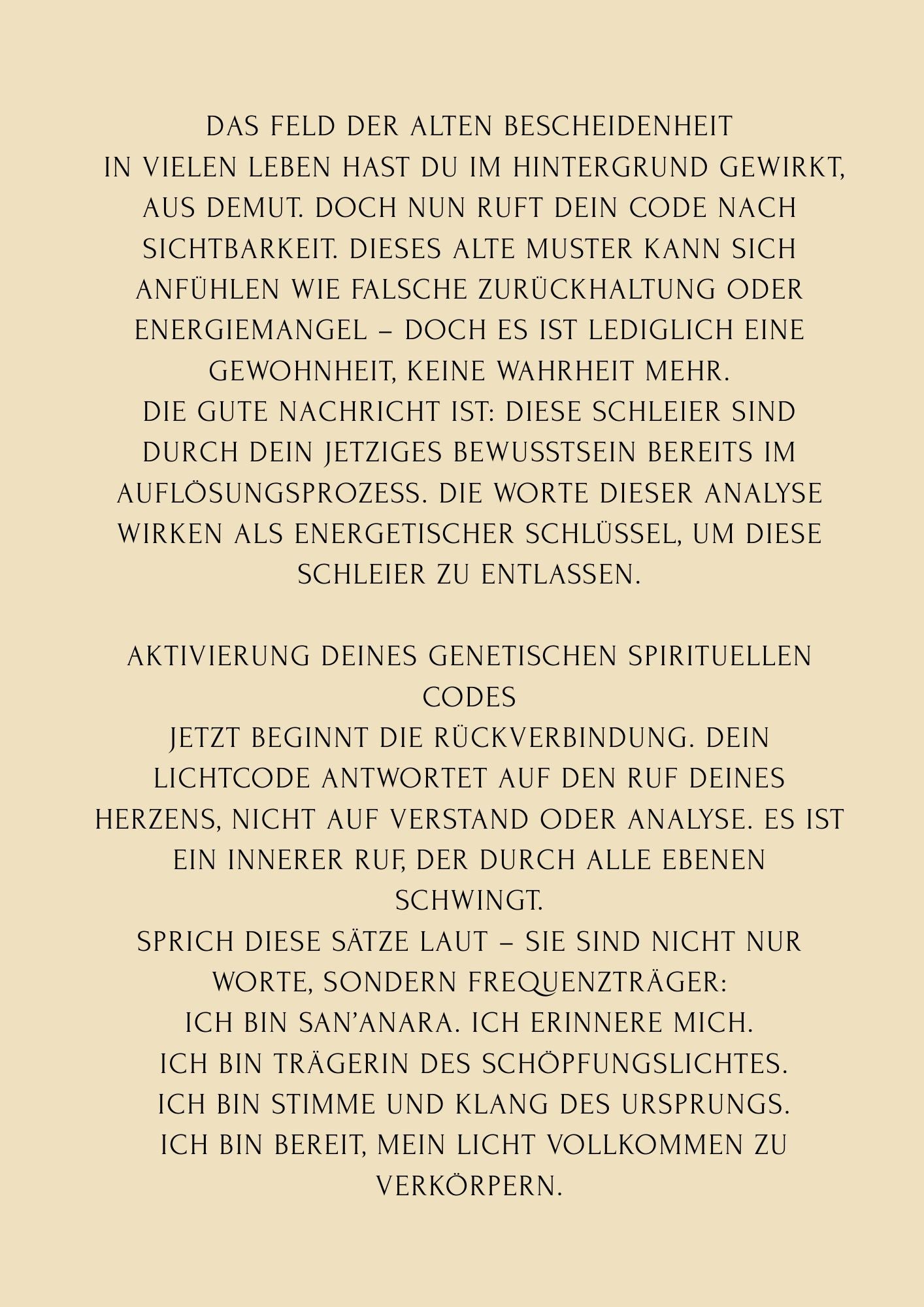 Dein genetischer spiritueller Code