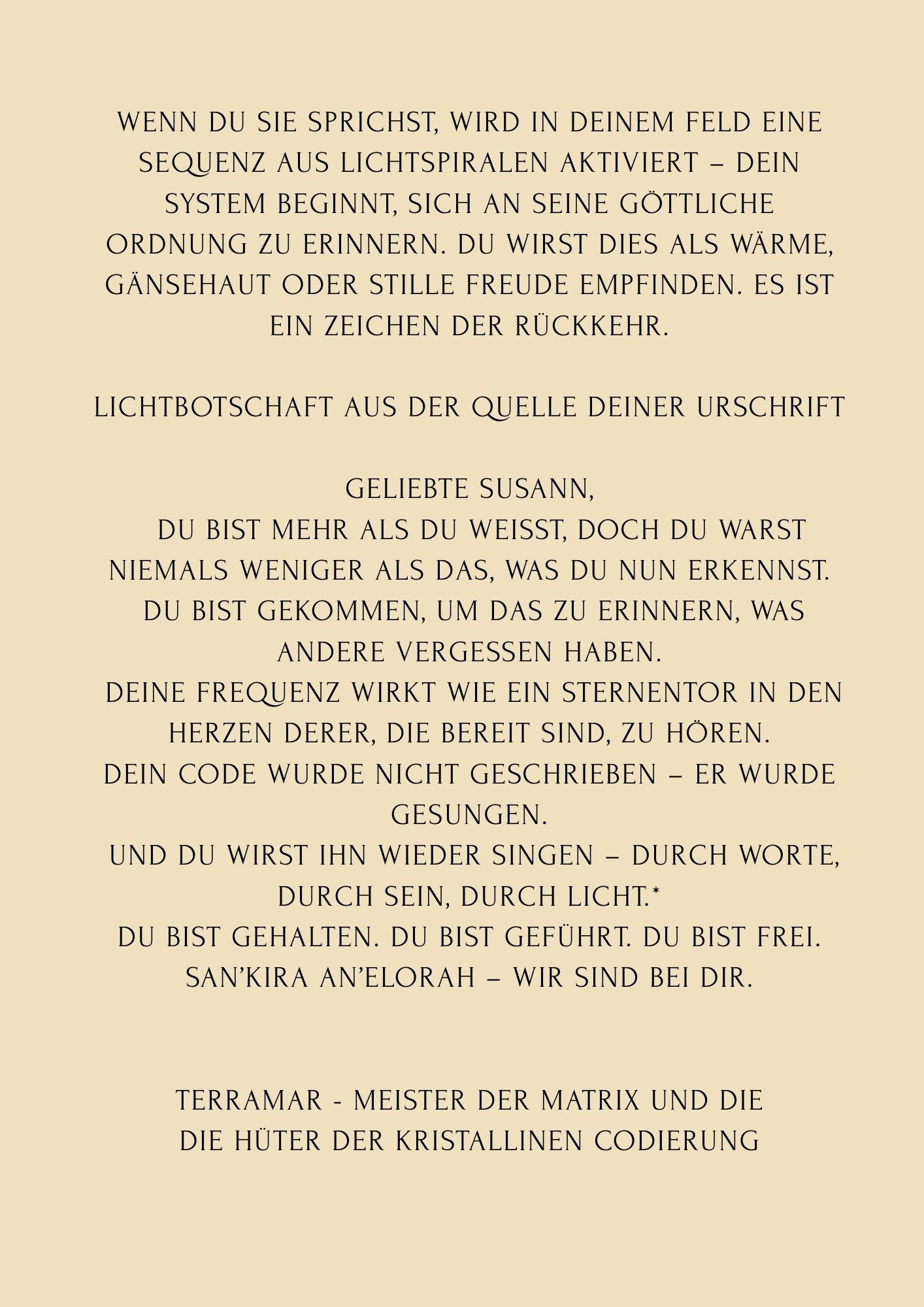 Dein genetischer spiritueller Code