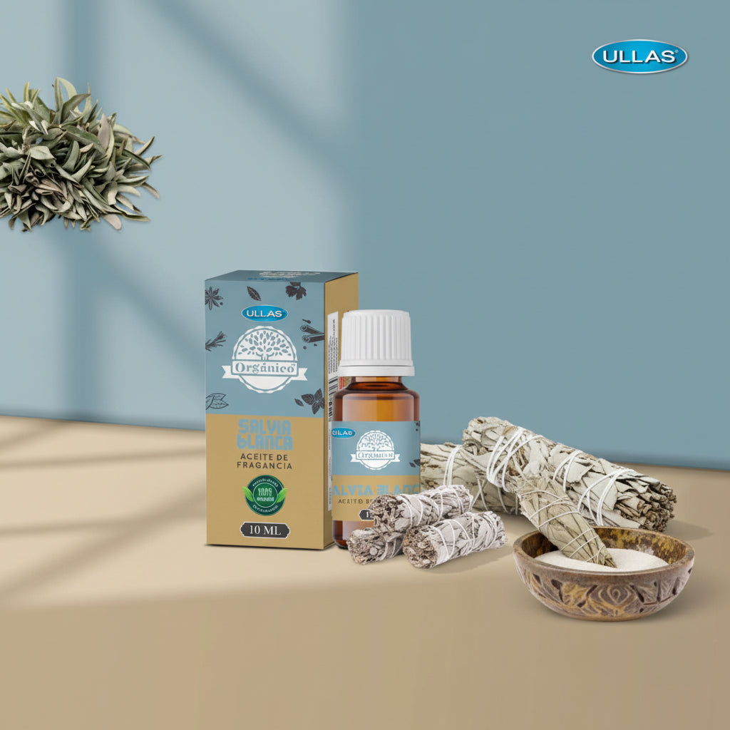 Aromatisches Öl „Salvia Blanca“ – Reinigung, Schutz & energetische Klärung (10 ml)