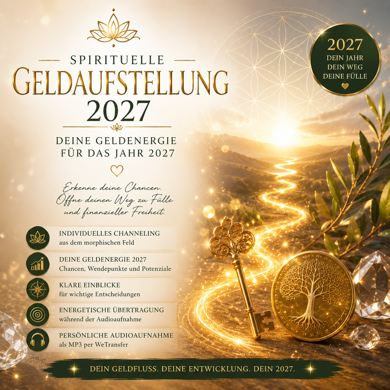 Spirituelle Geldaufstellung 2027