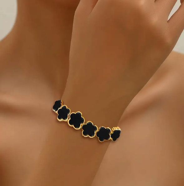 Lucky Clover Elegance -Armband