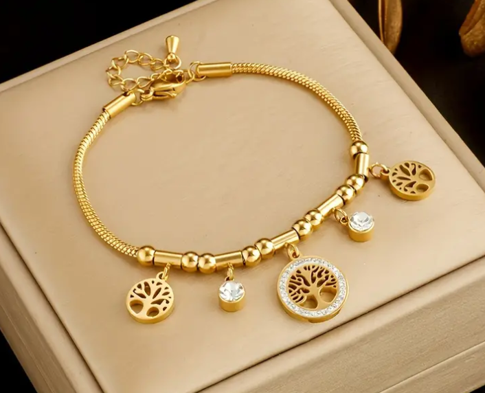 Armband mit Anhänger - Baum des Lebens