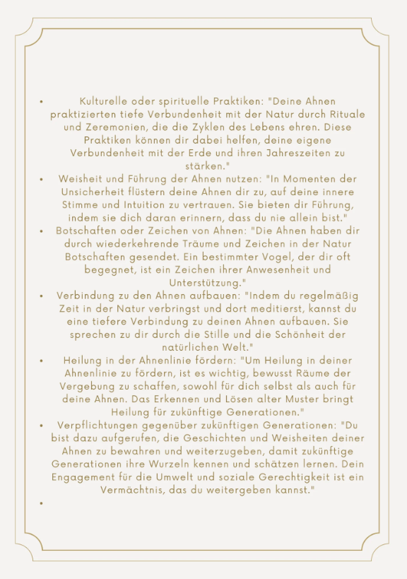 Die Ahnenanalyse