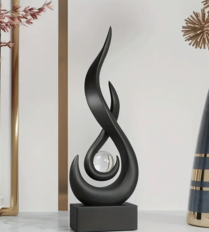Schwarze Flamme der Transformation – Symbol für Tiefe, Schutz & spirituelle Kraft