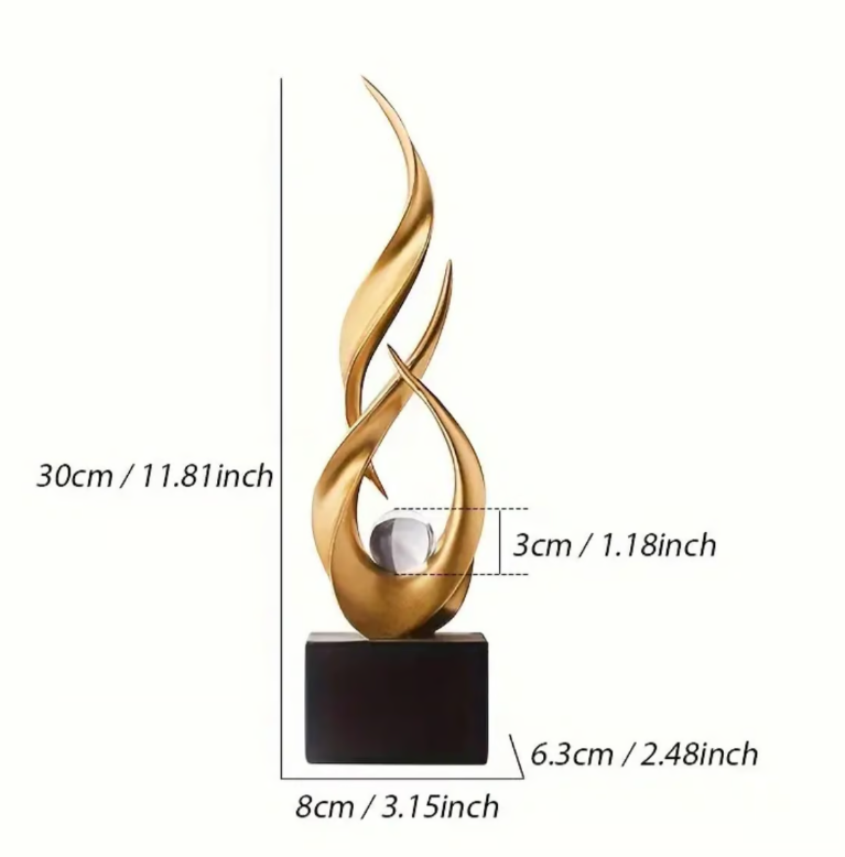 Goldene Doppelflamme – Symbol für Dualität, Vereinigung & spirituelle Harmonie