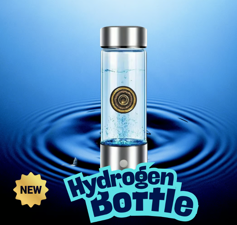 Hydrogen Water Bottle mit Symbol der An´anara Frequenz