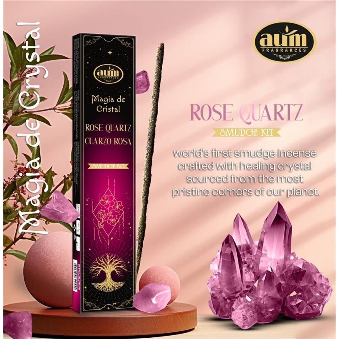 Räucherstäbchen „Rose Quartz“ – Liebe, Herzöffnung & emotionale Harmonie