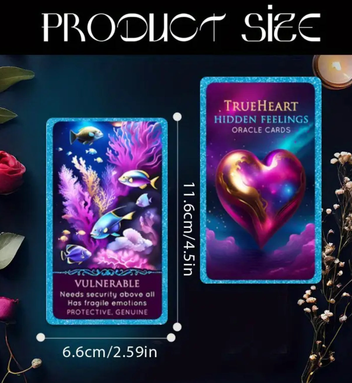 True Heart – Hidden Feelings Orakel-Karten 💜🔮