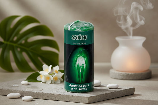 Energiekerze „Saúde“ – Gesundheit & Regeneration