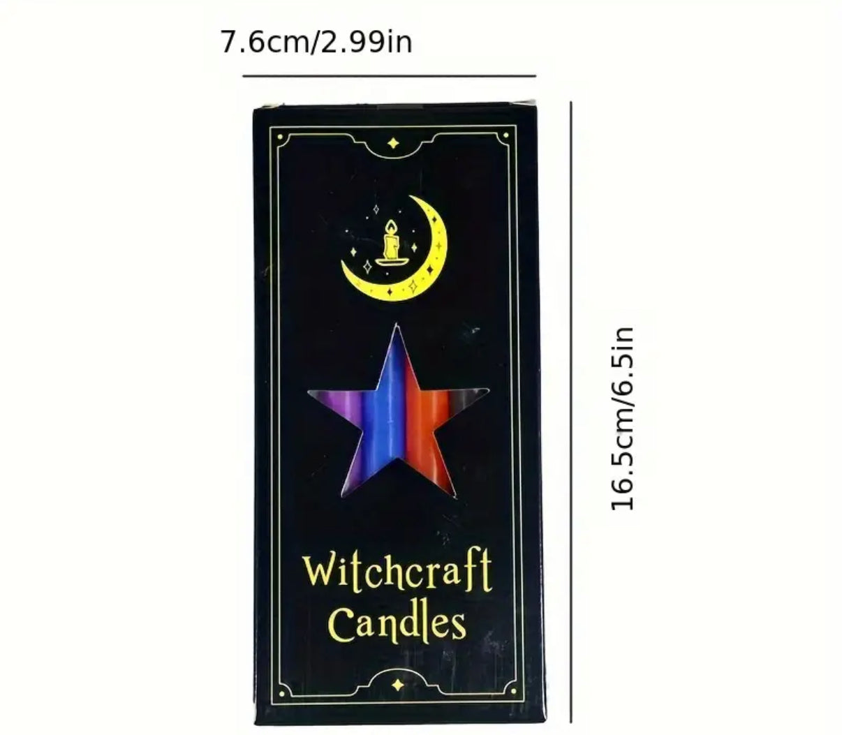 Witchcraft Kerzen-Set – Magische Ritualkerzen 🕯️✨🌙