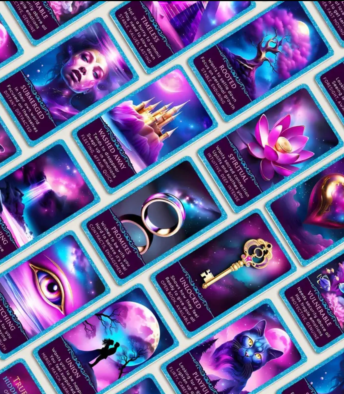 True Heart – Hidden Feelings Orakel-Karten 💜🔮