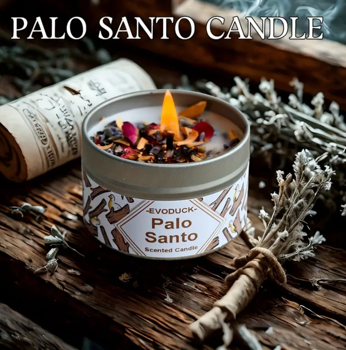 Palo Santo Duftkerze – Reinigung & Harmonie