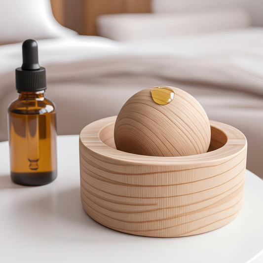 Holz Aroma Diffuser hell