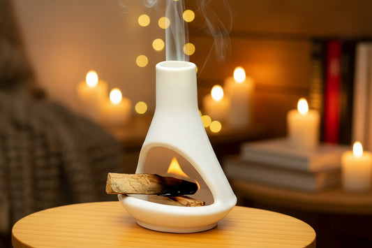 Porzellan Räuchergefäß für Palo Santo & Räucherwerk