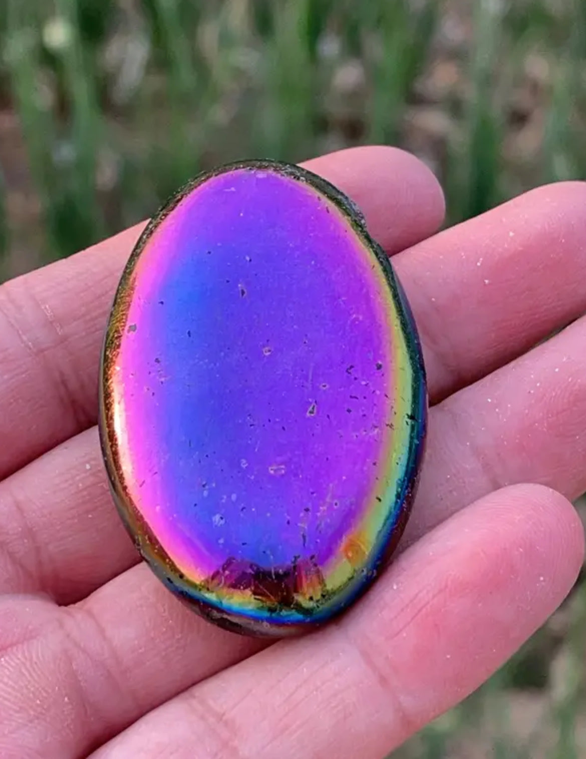 Frequenzstein für die Heilarbeit (bunt)