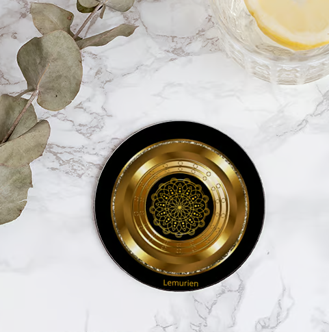 Energie-Untersetzer "Lemurien"