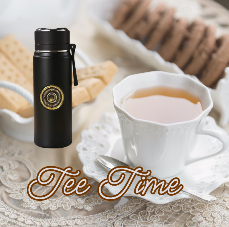 Business Black Teeflasche