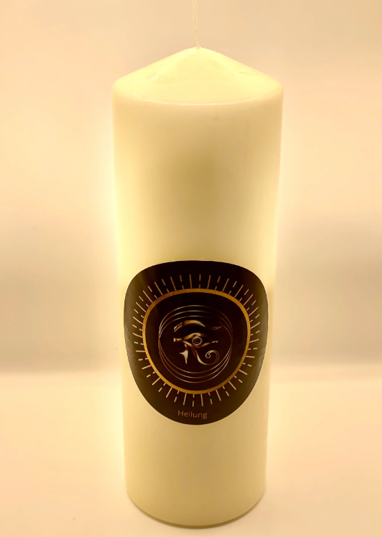 Energiekerze mit Symbol der Neuzeit Deiner Wahl