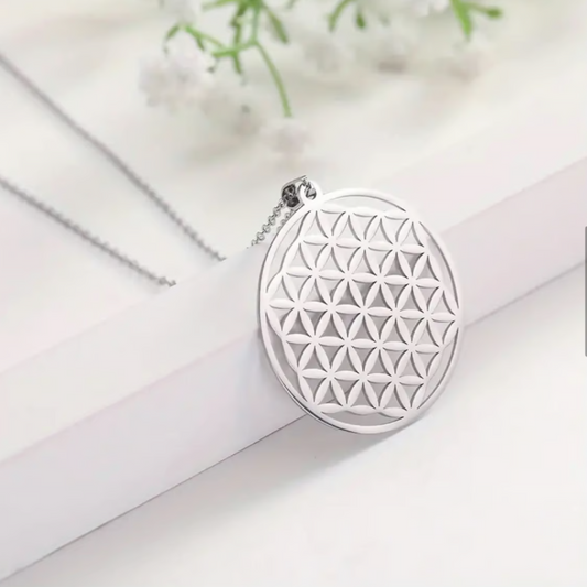 Blume des Lebens Anhänger – Symbol für universelle Harmonie und Energie