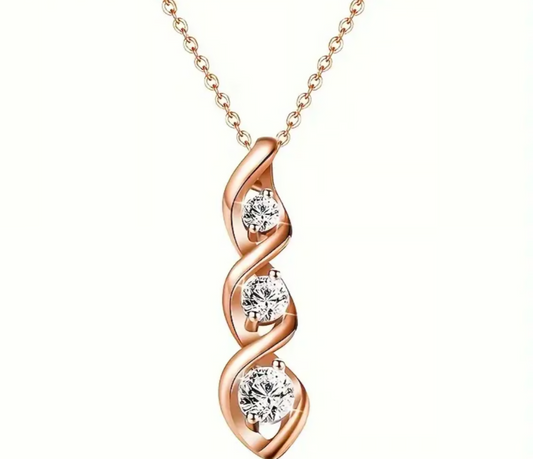 "Lichtspirale der Harmonie"rose gold