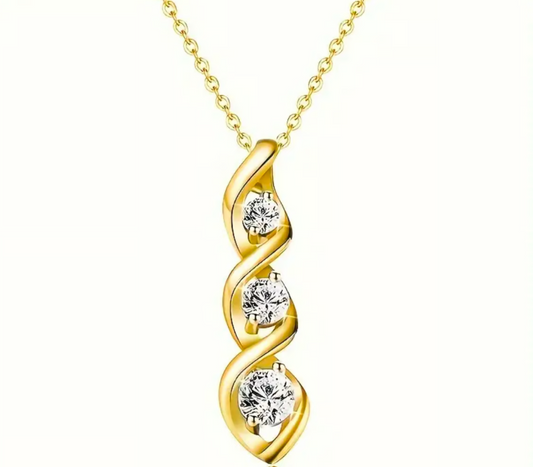 "Lichtspirale der Harmonie" gold