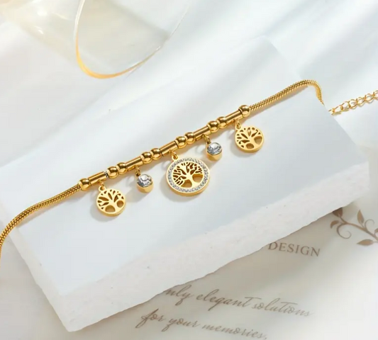 Armband mit Anhänger - Baum des Lebens