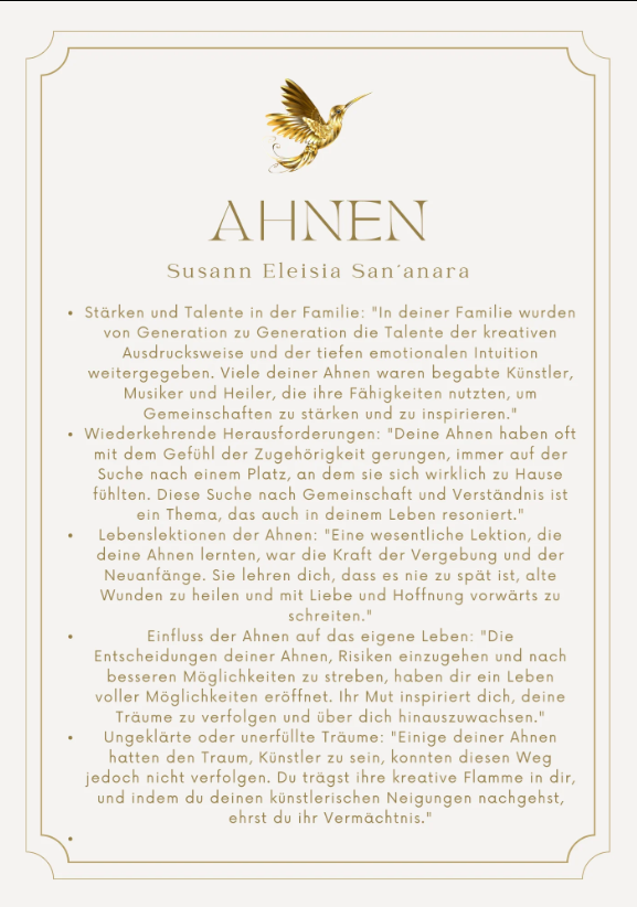 Die Ahnenanalyse