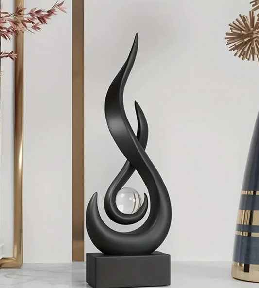 Schwarze Flamme der Transformation – Symbol für Tiefe, Schutz & spirituelle Kraft