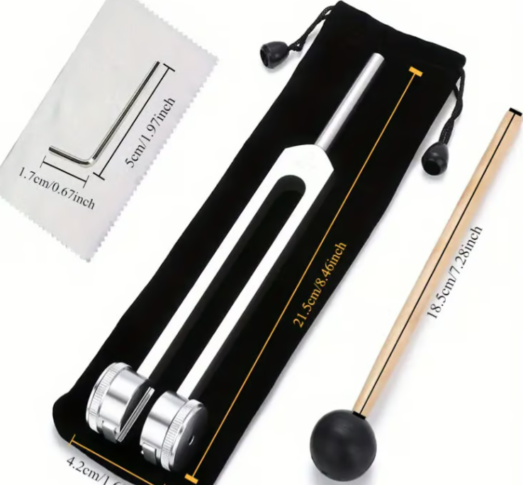 Stimmgabel-Set mit 128 Hz – Für Therapie und Entspannung