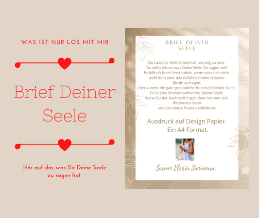 ✨ Brief Deiner Seele – Eine persönliche Botschaft für Dich ✨